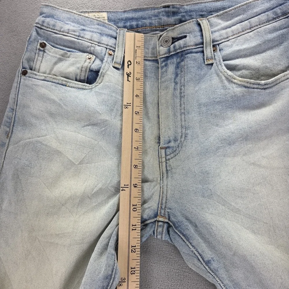 Levis Jeans Mens Blue Selvedge LVC Light Wash Thrashed Fits‎ 28x30